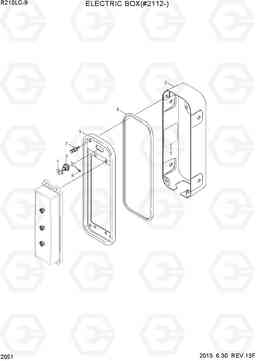 2051 ELECTRIC BOX(#2112-) R210LC-9, Hyundai