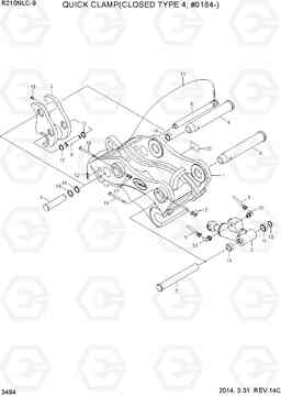 3494 QUICK CLAMP(CLOSED TYPE 4, #2172-) R210LC-9, Hyundai