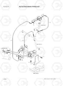 3700 ROTATING MAIN PIPING KIT R210LC-9, Hyundai