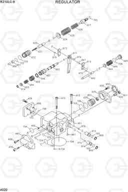 4020 REGULATOR R210LC-9, Hyundai