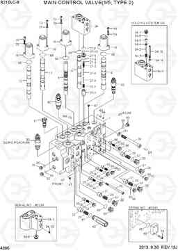 4095 MAIN CONTROL VALVE(1/5, TYPE 2) R210LC-9, Hyundai