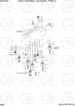 4098 MAIN CONTROL VALVE(4/5, TYPE 2) R210LC-9, Hyundai