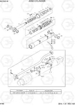 4190 ARM CYLINDER R210LC-9, Hyundai