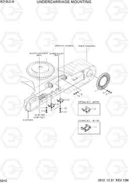 5010 UNDERCARRIAGE MOUNTING R210LC-9, Hyundai