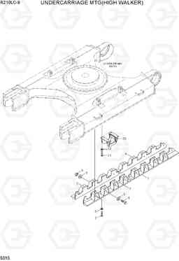 5015 UNDERCARRIAGE MTG(HIGH WALKER) R210LC-9, Hyundai