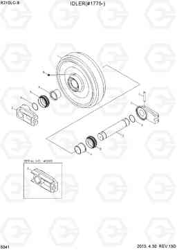 5041 IDLER(#1795-) R210LC-9, Hyundai