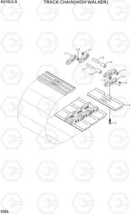 5055 TRACK CHAIN(HIGH WALKER) R210LC-9, Hyundai