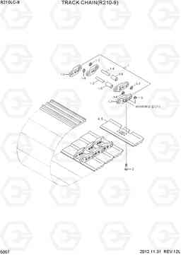 5057 TRACK CHAIN(R210-9) R210LC-9, Hyundai