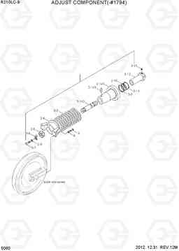 5060 ADJUST COMPONENT(-#1794) R210LC-9, Hyundai