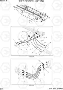 5120 RIGHT PONTOON ASSY (2/2) R210LC-9, Hyundai