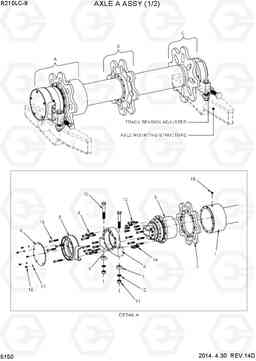 5150 AXLE A ASSY (1/2) R210LC-9, Hyundai