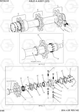 5160 AXLE A ASSY (2/2) R210LC-9, Hyundai