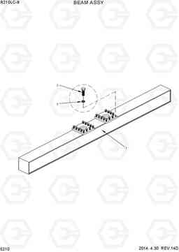 5210 BEAM ASSY R210LC-9, Hyundai