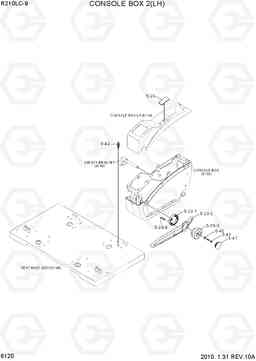 6120 CONSOLE BOX 2(LH) R210LC-9, Hyundai