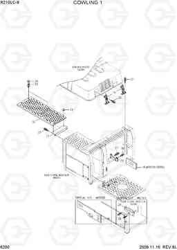 6200 COWLING 1 R210LC-9, Hyundai