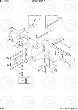 6210 COWLING 2 R210LC-9, Hyundai
