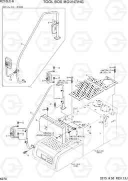 6270 TOOL BOX MOUNTING R210LC-9, Hyundai