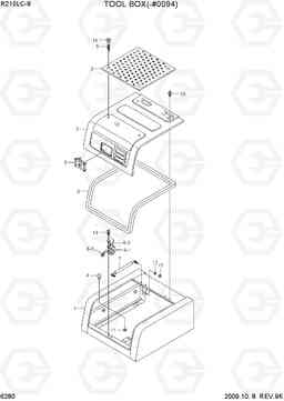 6280 TOOL BOX(-#0094) R210LC-9, Hyundai