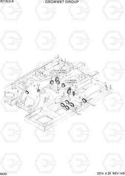 6430 GROMMET GROUP R210LC-9, Hyundai