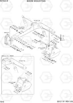 7010 BOOM MOUNTING R210LC-9, Hyundai