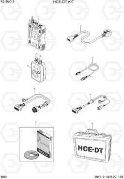 8050 HCE-DT KIT R210LC-9, Hyundai