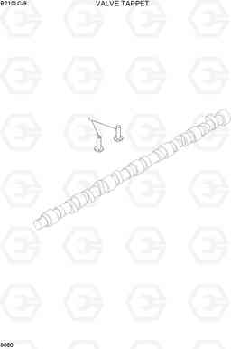 9060 VALVE TAPPET R210LC-9, Hyundai