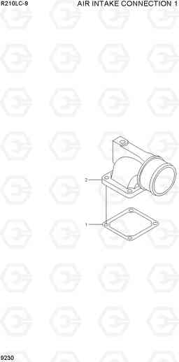 9230 AIR INTAKE CONNECTION 1 R210LC-9, Hyundai