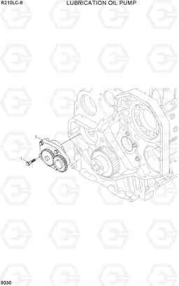 9330 LUBRICATING OIL PUMP R210LC-9, Hyundai