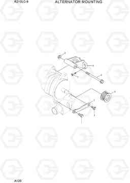 A120 ALTERNATOR MOUNTING R210LC-9, Hyundai