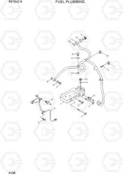 A190 FUEL PLUMBING R210LC-9, Hyundai