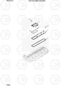 A260 AIR INTAKE COVER R210LC-9, Hyundai