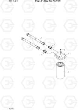 A310 FULL FLOW OIL FILTER R210LC-9, Hyundai