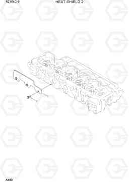 A480 HEAT SHIELD 2 R210LC-9, Hyundai