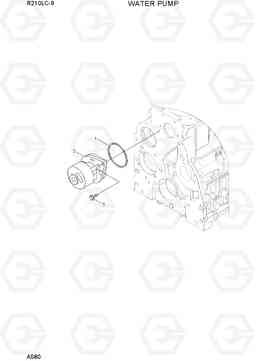 A580 WATER PUMP R210LC-9, Hyundai