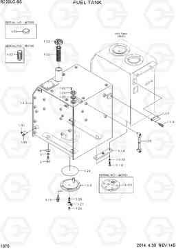 1070 FUEL TANK R220LC-9S, Hyundai