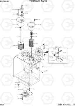 3020 HYDRAULIC TANK R220LC-9S, Hyundai