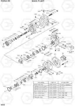 4010 MAIN PUMP R220LC-9S, Hyundai