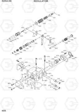 4020 REGULATOR R220LC-9S, Hyundai