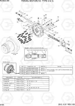 4155 TRAVEL MOTOR(1/2, TYPE 2 & 3) R220LC-9S, Hyundai