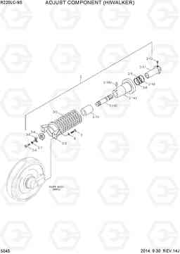 5045 ADJUST COMPONENT(H/WALKER) R220LC-9S, Hyundai