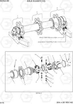 5170 AXLE B ASSY (1/2) R220LC-9S, Hyundai