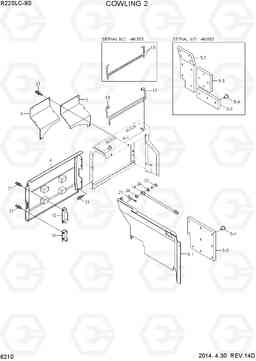 6210 COWLING 2 R220LC-9S, Hyundai