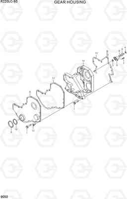 9050 GEAR HOUSING R220LC-9S, Hyundai