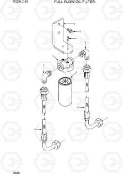 9340 FULL FLOW OIL FILTER R220LC-9S, Hyundai