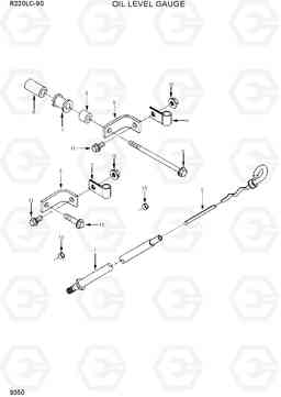 9350 OIL LEVEL GAUGE R220LC-9S, Hyundai