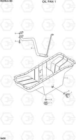 9400 OIL PAN 1 R220LC-9S, Hyundai