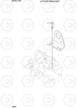 A320 LIFTING BRACKET R220LC-9S, Hyundai