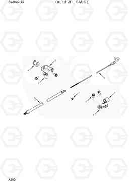 A350 OIL LEVEL GAUGE R220LC-9S, Hyundai