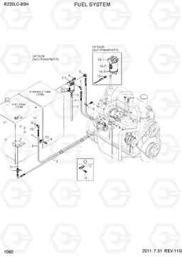 1060 FUEL SYSTEM R220LC-9SH, Hyundai