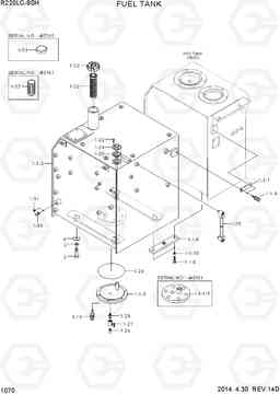1070 FUEL TANK R220LC-9SH, Hyundai